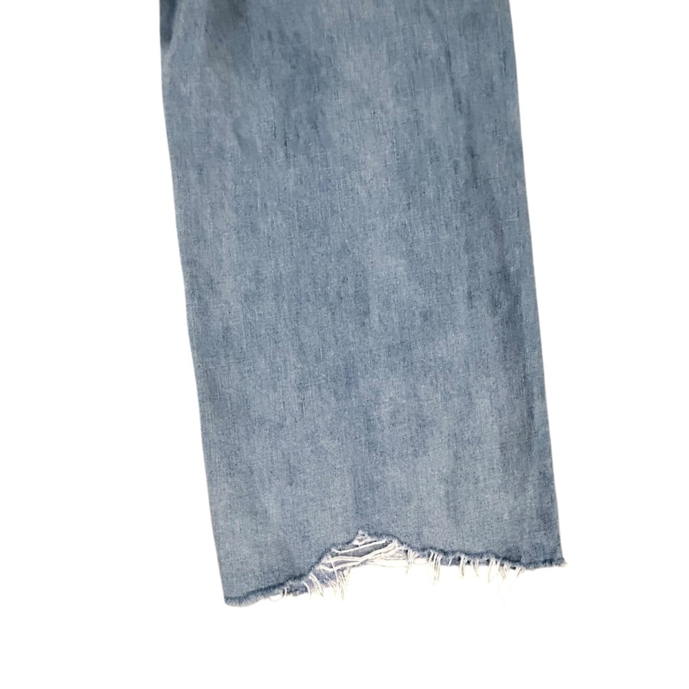 rag & bone New York ruth super high rise wide leg ankle Jeans frant color sz 29 - Picture 6 of 12